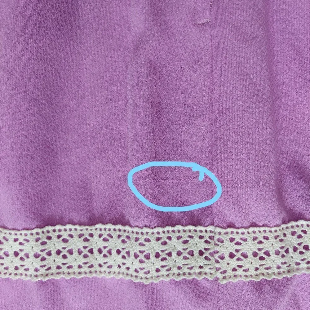 1960s Vintage Hippie Peasant Lace-up dress - Picture 15 of 16